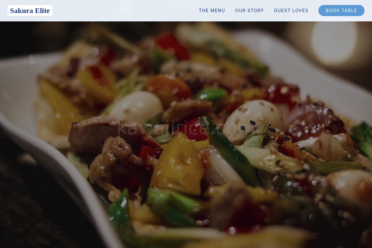 Petite Asian Fusion Food