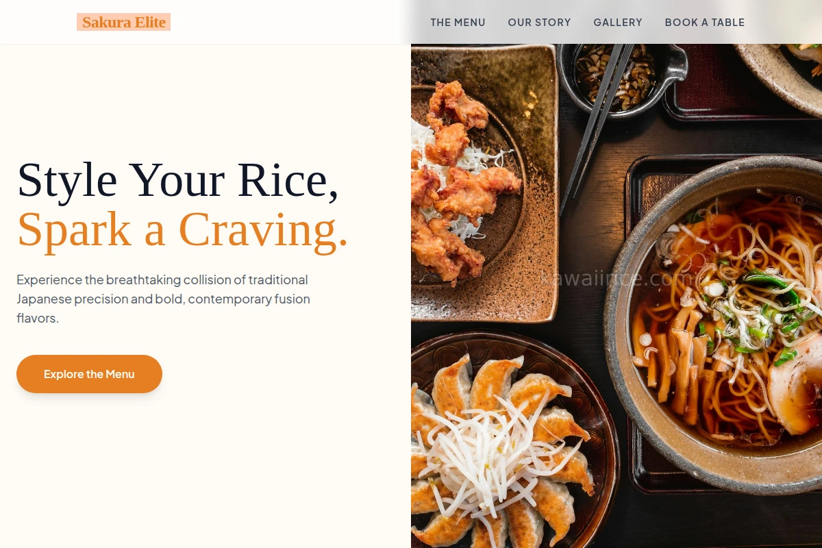 Kawaii Asian Fusion Food