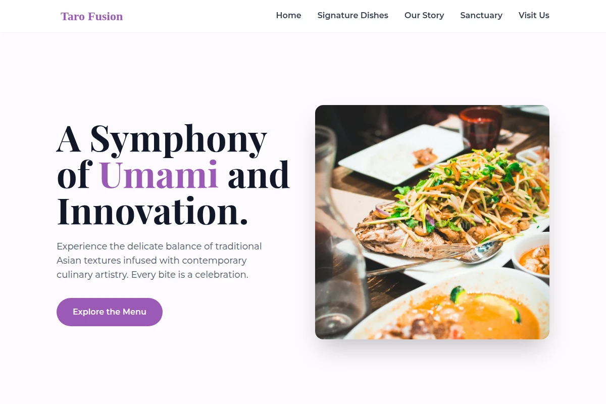 Taro Asian Fusion Food