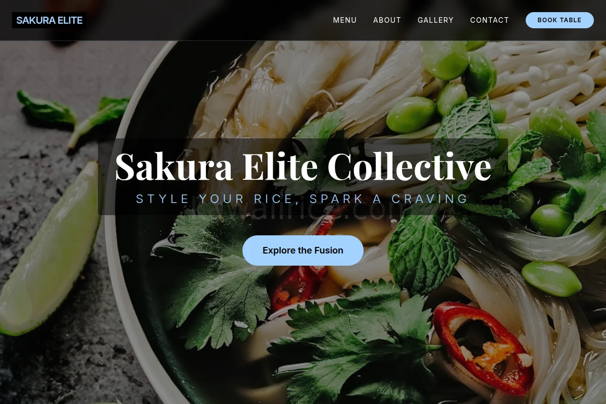 Kitchen Asian Fusion Food