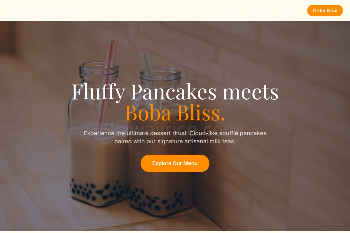 Pancake Boba Shop