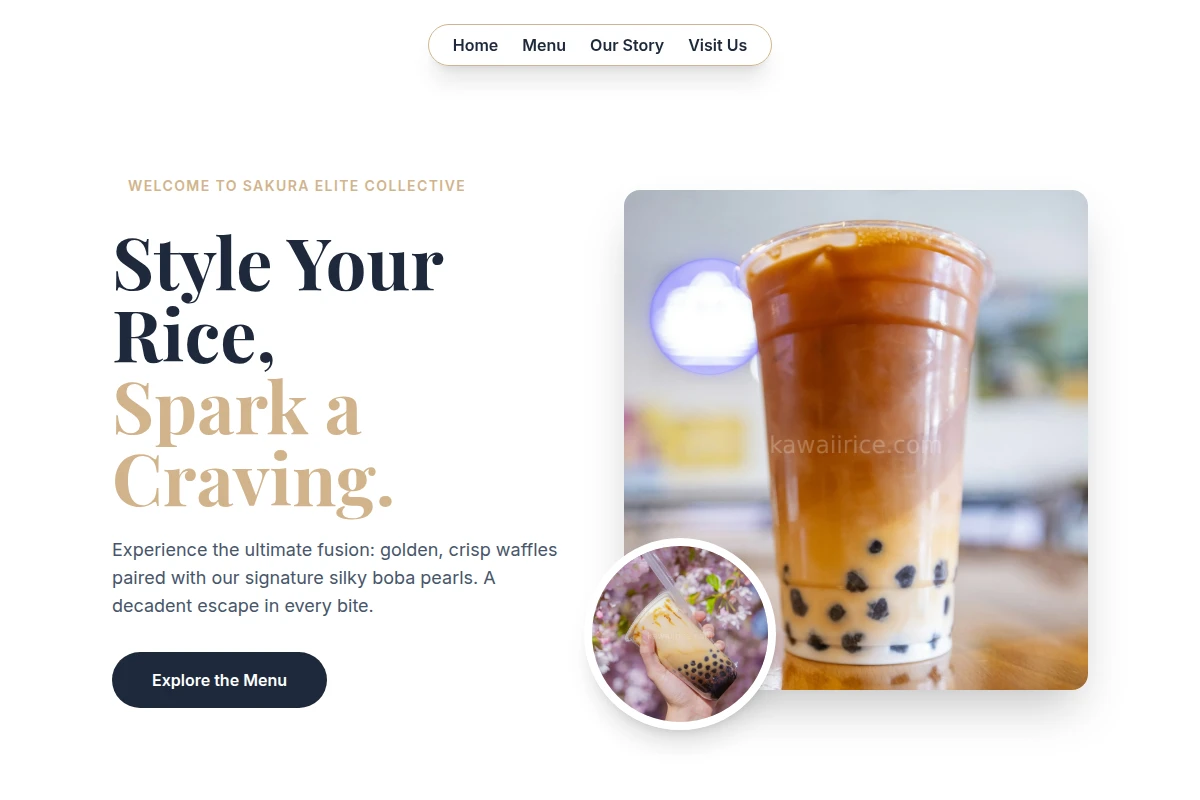 Waffle Boba Shop