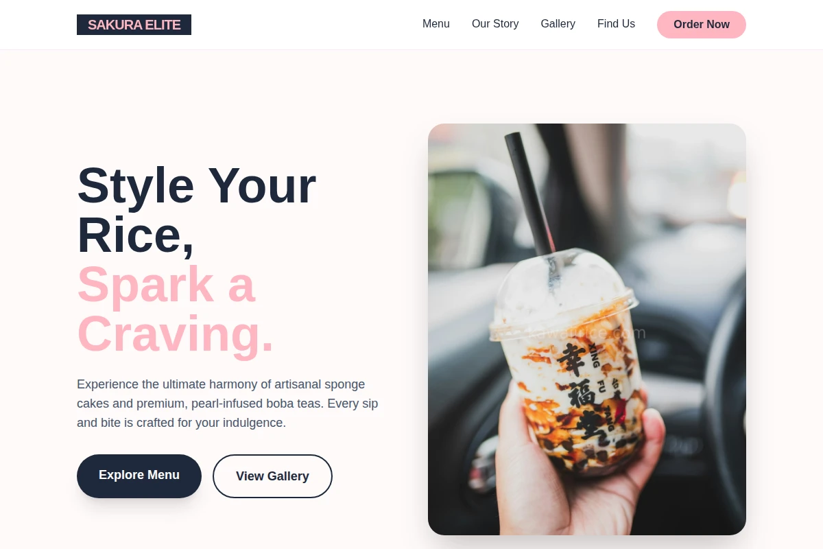 Cake Boba Shop