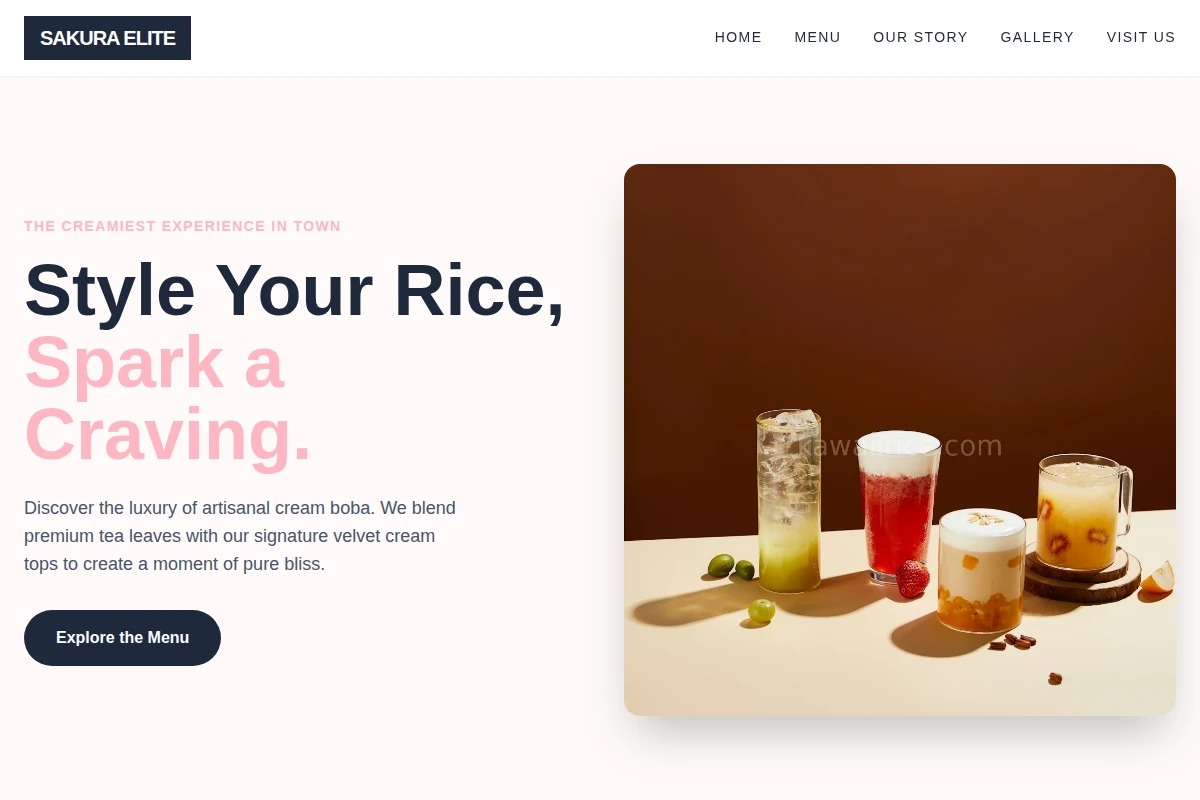 Cream Boba Shop