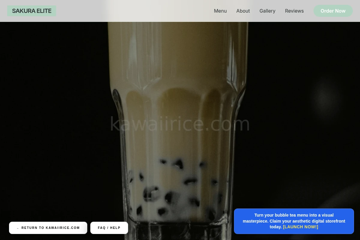 Apron Boba Shop