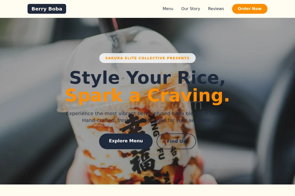 Berry Boba Shop