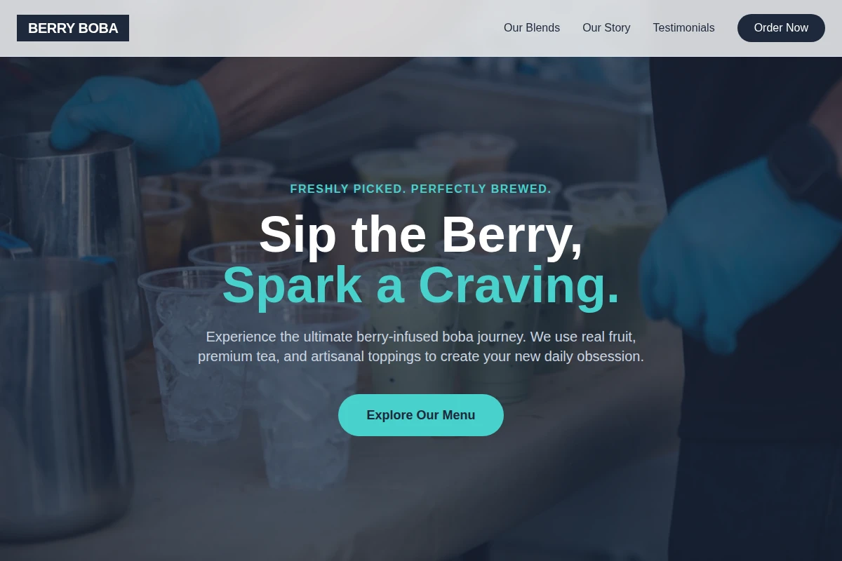 Berry Boba Shop