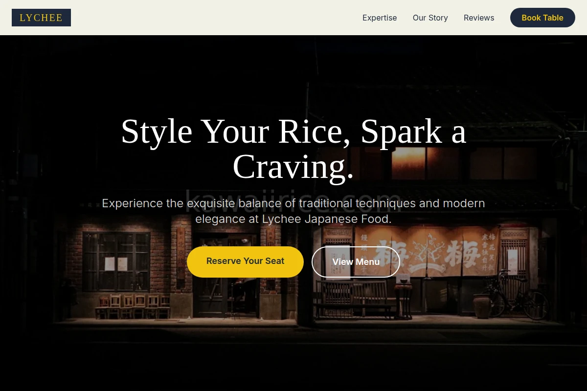 Lychee Japanese Food