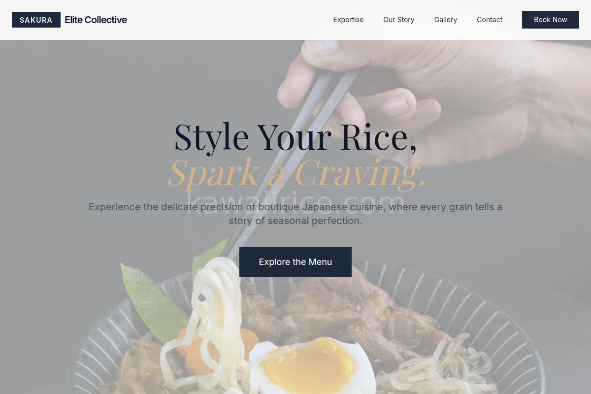Boutique Japanese Food