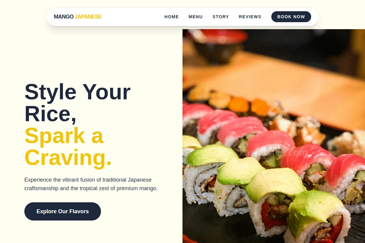 Mango Japanese Food