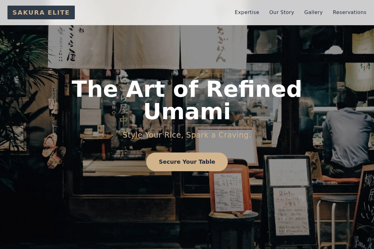Boutique Japanese Food